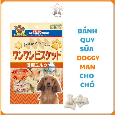 Bánh thưởng sữa Doggyman cho chó - 180GR/580GR