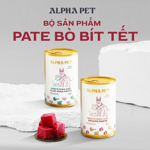 Pate Alpha Pet cho chó mèo - lon 400GR