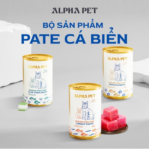 Pate Alpha Pet cho chó mèo - lon 400GR