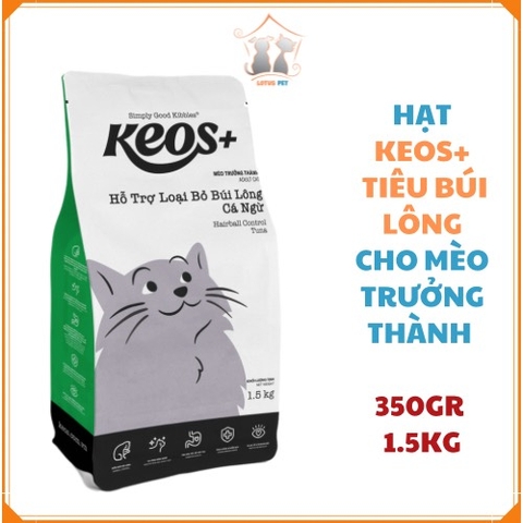 Hạt Keos+ tiêu búi lông cho mèo (Cá ngừ)