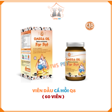 Viên dầu cá hồi Q8 ( 60 viên )