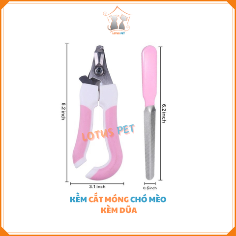Kềm cắt móng chó mèo - kèm dũa