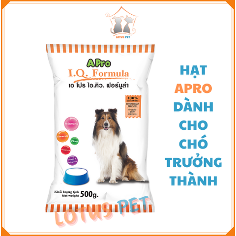 Hạt Apro dành cho chó trưởng thành (túi 500gr và bao 20kg)