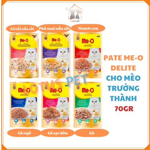 Pate Me-O Delite cho mèo - 70gr