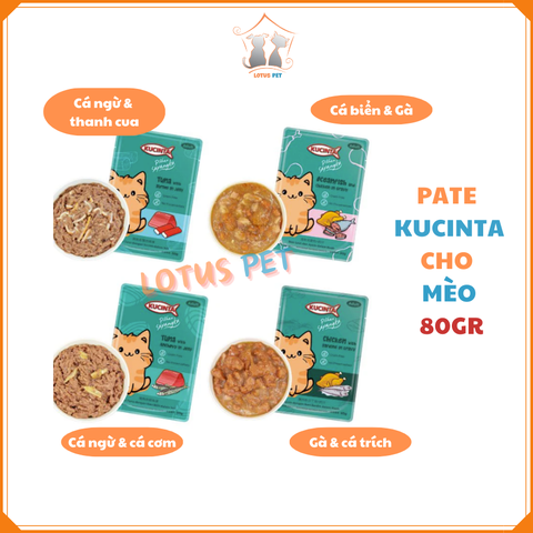Pate Kucinta cho mèo - 80gr
