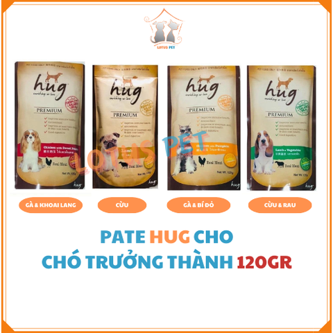Pate hug - 120GR Dành cho chó