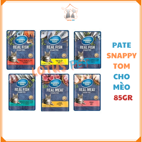 Patê Snappy Tom - gói 85GR dành cho mèo