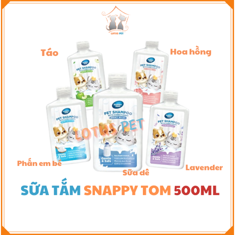 Sữa tắm Snappy Tom cho chó mèo - 500ml