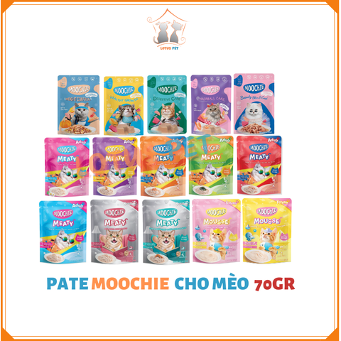 Pate Moochie mèo - 70GR