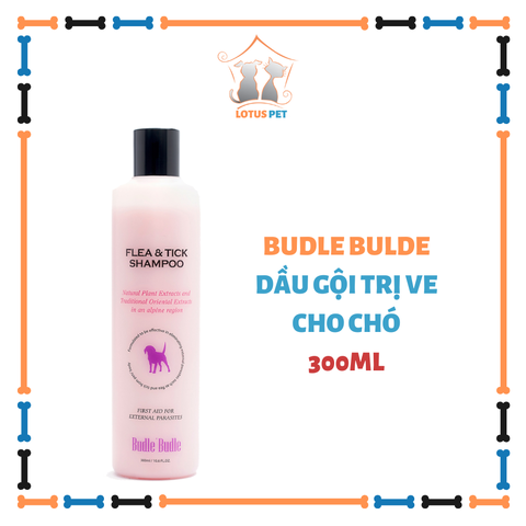 Budle'Budle - Dầu gội trị ve cho chó mèo - 300ml