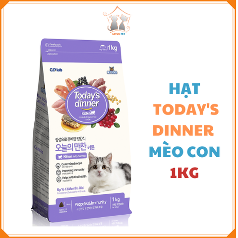 Hạt Dinner's Today - Mèo con - 1KG
