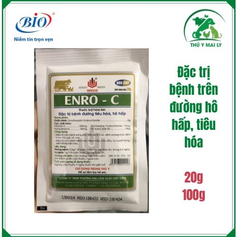 VIVCO - ENRO - C ( Đặc trị bệnh đường tiêu hóa, hô hấp)
