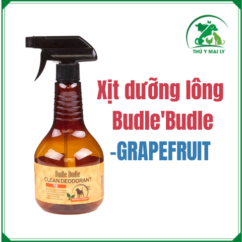 Xịt khử mùi dưỡng lông Budle'Budle - 530ml