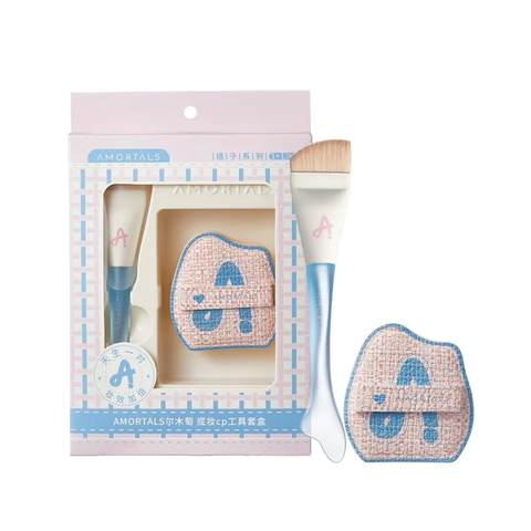 Set Cọ Mút Tán Nền Nàng Tiên Cá Amortals Partner Series Base Makeup CP Tool Box