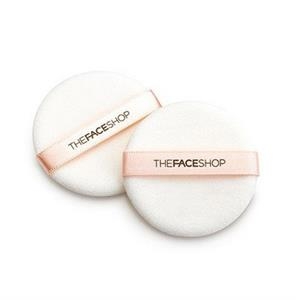 Bông Tán Phấn Phủ The Face Shop Round Flocked Puff