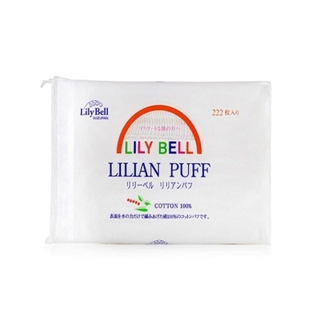 Bông Tẩy Trang LilyBell Lilian Puff Cotton 222 Miếng