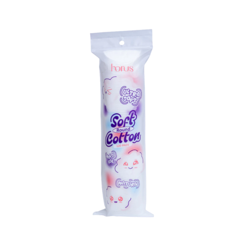 Bông Tẩy Trang Horus Soft Cotton Pads 120 Miếng
