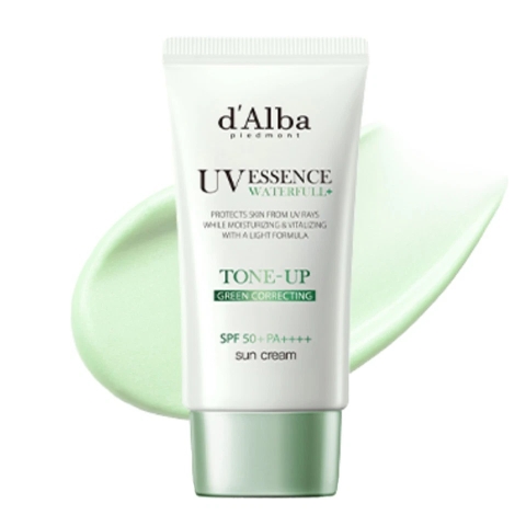 Kem Chống Nắng D'Alba Waterfull Tone Up Green Correcting Sun Cream SPF50+ PA++++