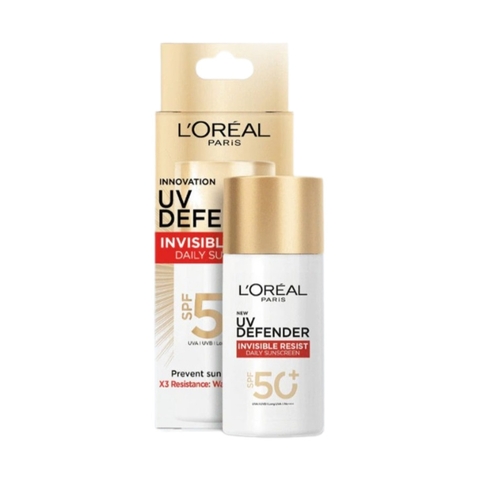 Kem Chống Nắng L'oreal Paris X20 UV Defender Serum Invisible Resist SPF+ 50++++