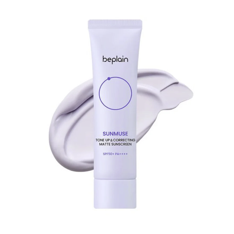 Kem Chống Nắng Nâng Tone, Kiềm Dầu Beplain Sunmuse Tone Up & Correcting Matte Sunscreen SPF50+ PA++++ 50ml