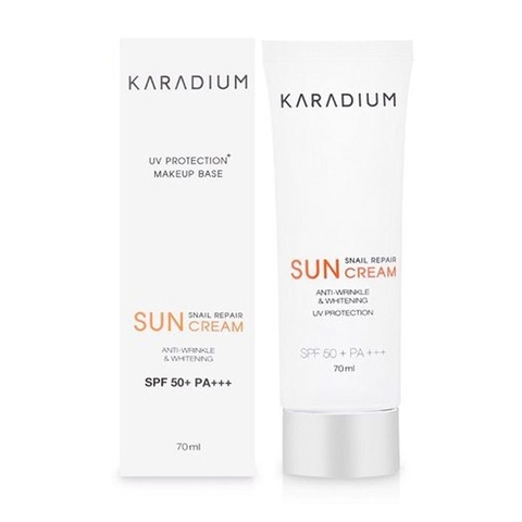 Kem Chống Nắng Karadium UV Protection Makeup Base Sun Snail Repair Cream SPF50 PA+++