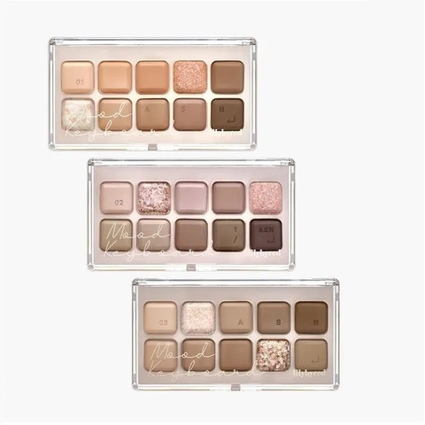 Bảng Phấn Mắt 10 Ô Lilybyred Mood Keyboard Eyeshadow