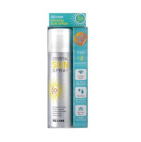 Xịt Chống Nắng Recipe Crystal Sun Spray SPF50 PA+++