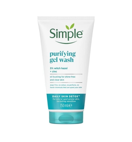 Sữa Rửa Mặt Simple Purifying Facial Wash Daily Skin Detox