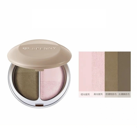 Phấn Tạo Khối Bắt Sáng 2 Ô Spenny Soft Contouring Powder