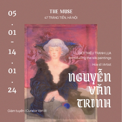 Tranh lụa hoạ sĩ Nguyễn Văn Trinh