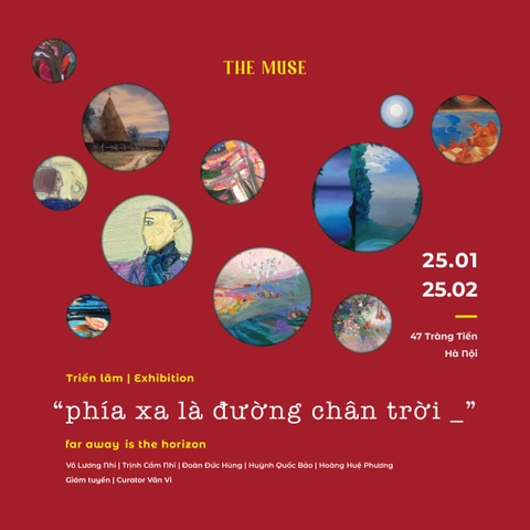 Triển lãm tranh phong cảnh nhỏ - Phía xa là đường chân trời