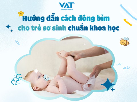 Hướng dẫn cách đóng bỉm cho trẻ sơ sinh đúng chuẩn khoa học