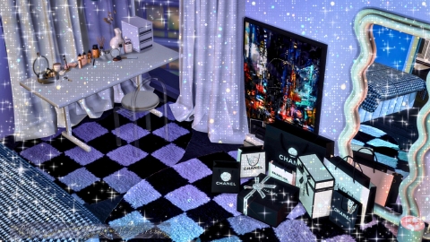👗✨ Channel Room - 1312 - 21 Chic Street Apartment - San Myshuno - The Sim 4