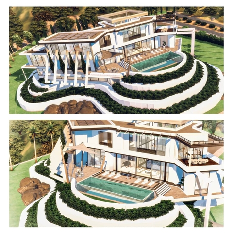 Malibu Mansion - The sim 4