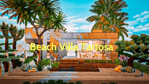 🌴 ☀️ ISLAND SUMMER RETREAT ☀️ Beach Villa Tartosa - The Sim 4