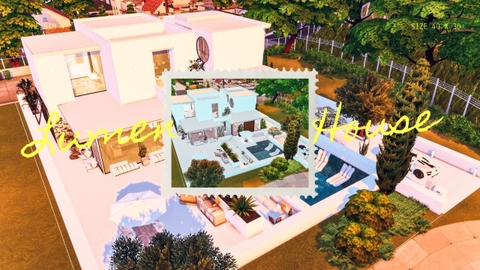 LUMEN HOUSE - The Sim 4 Modern House