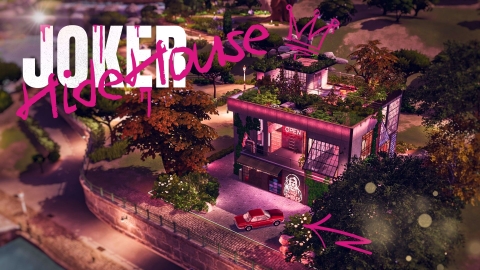 🃏🖤 JOKER HIDE HOUSE 🖤🃏 The Sim 4