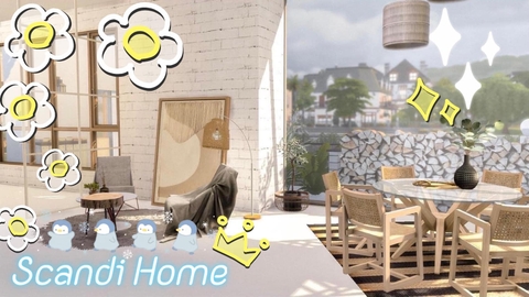 Scandi Home For Artist