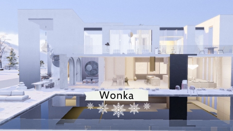 Wonka Mansion - The sim 4