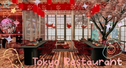 Tokyo Restaurant - the sim 4