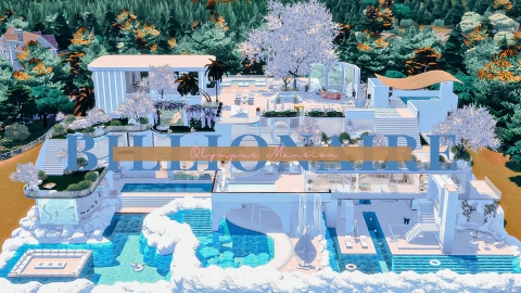 Billionaire - Olympus Mansion - The Sim 4