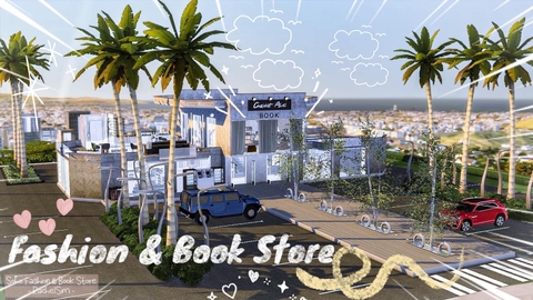 Soho Fashion & Book Store - The Sim 4