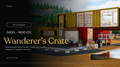 WANDERER CONTAINER HOME - The Sim 4