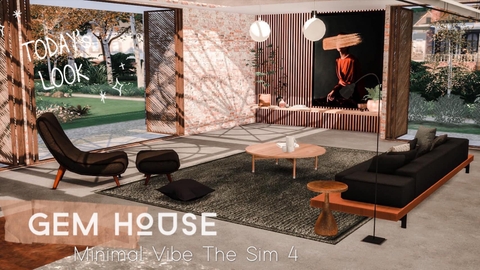 Gem House - Minimal Vibe The Sim 4