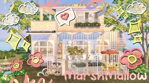 MarshMallow Home - Tartosa - The Sim 4