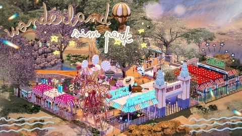 The Sim 4 - WonderLand Park - Công Viên Giải Trí Wonderland