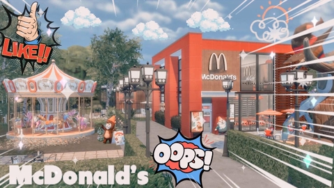 MC DONALD's IN THE PARK - Tiệm Thức Ăn nhanh Trong Công viên