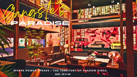 🔥 GANGSTAR’S PARADISE 🔥 Where power speaks – the territory of shadow kings. - The Sim 4