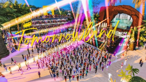 🎆🌴 TOMORROWLAND – THE BIGGEST SUMMER MUSIC FESTIVAL 🌴🎆 Animated Sims | Download Free CC Here |