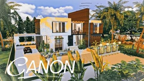 CANON – A Luxurious Mansion for Celebrities & Elite Living ✨💎- The Sim 4